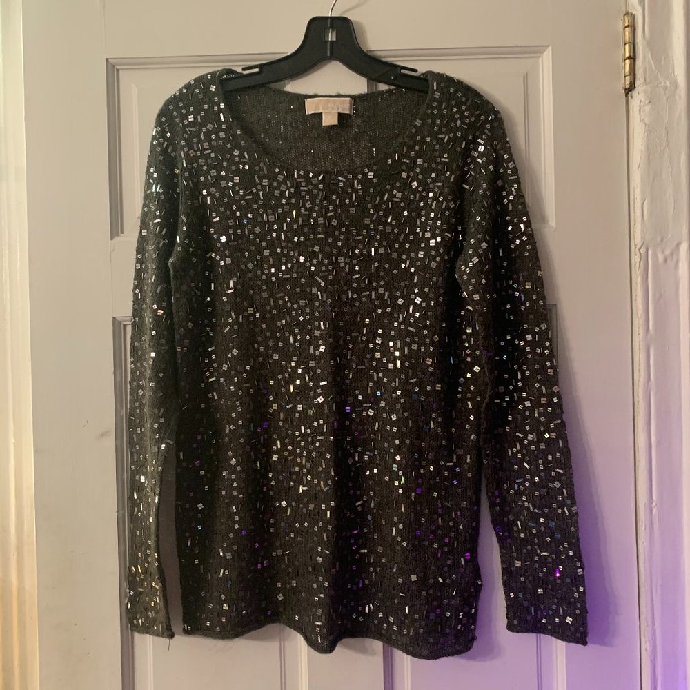 Michael by Michael Kors Sequined Sweater